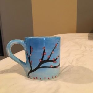 Custom made cherry blossom mug